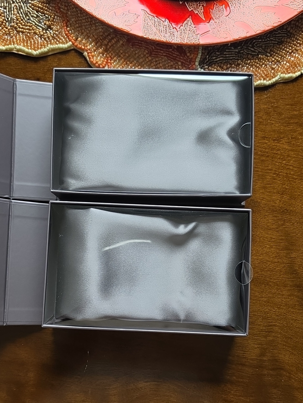 Blissy 100% Mulberry Silk Standard Size Pillowcase Set 2 Pillowcases Dark Gray - Picture 4 of 4